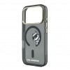Karl Lagerfeld HC MagSafe IML Peekaboo Print & Metal Frame kate Apple iPhone 18 Pro jaoks, must