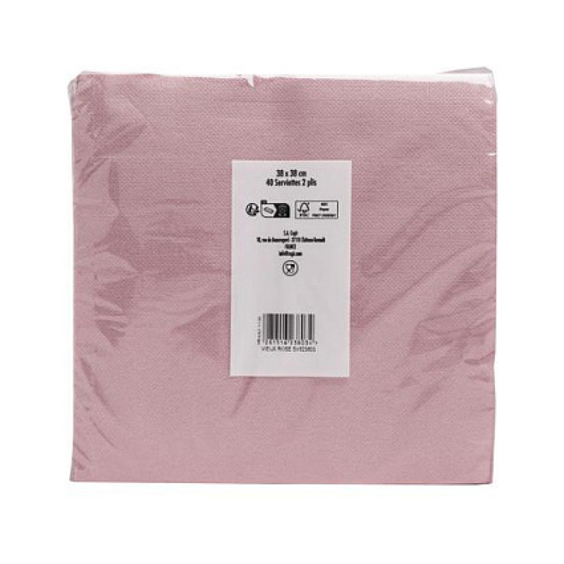 PROnappe salvrätikud 38.0 x 38.0 cm vanaroosa