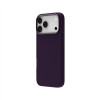 Just Must JM nahast ümbris MagSafe'iga iPhone 18 Pro Maxile, lilla