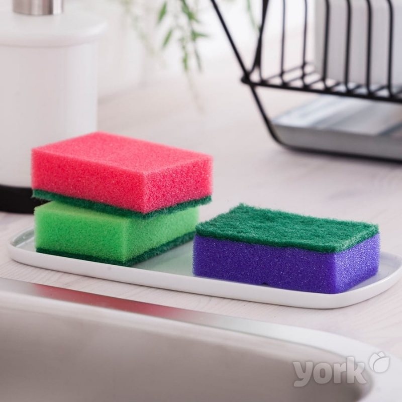YORK nõudepesukäsnad, 25 + 5 tasuta (30 tk)
