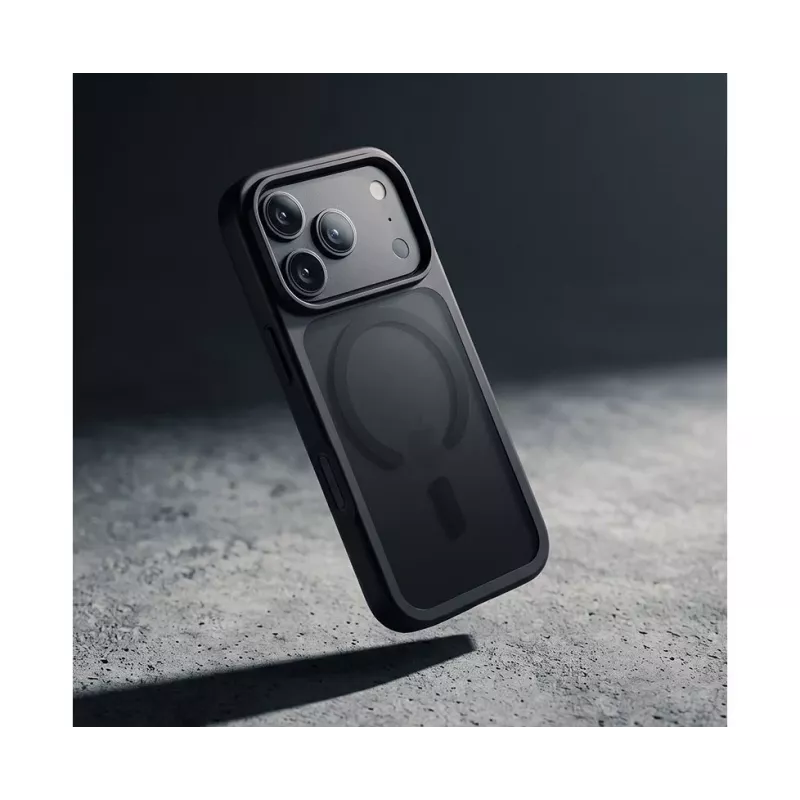 Crong Matte Magnetic MagSafe ümbris iPhone 18 Pro / 17 Pro jaoks, must