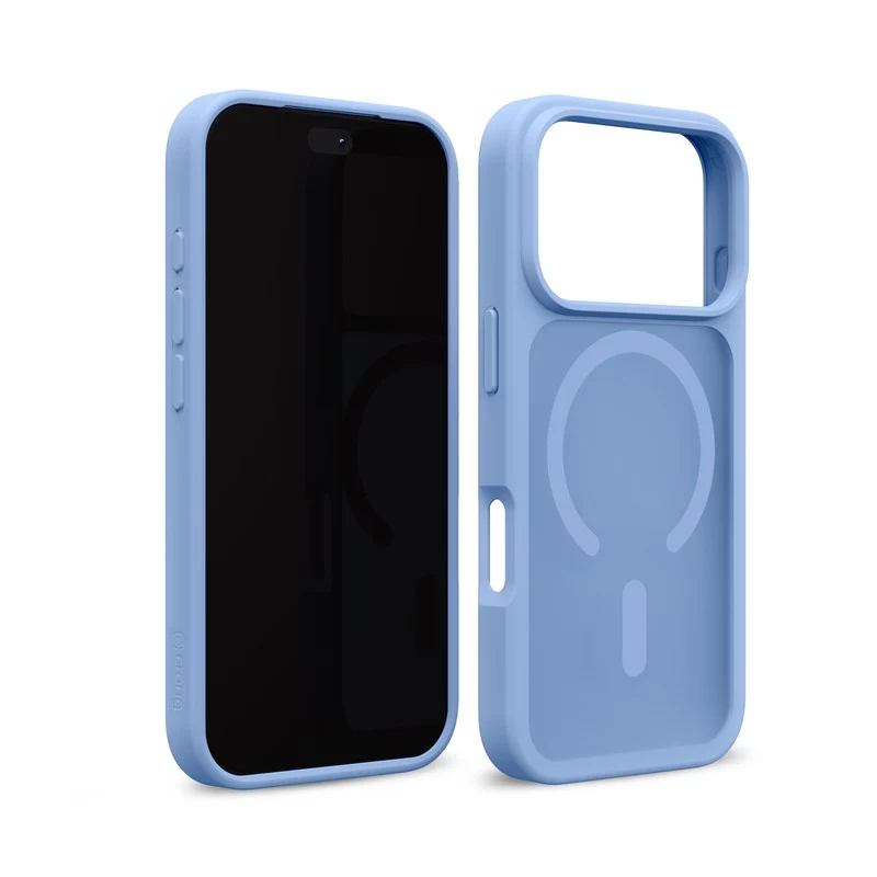 Crong Matte Magnetic MagSafe ümbris iPhone 18 Pro / 17 Pro jaoks, sinine