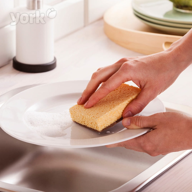 York Eco Natural tselluloosist nõudepesukäsn ECO 2 tk