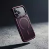 Crong Matte Magnetic MagSafe ümbris iPhone 18 Pro / 17 Pro jaoks, Burgundia