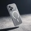 Crong Matte Magnetic MagSafe ümbris iPhone 18 Pro / 17 Pro jaoks, valge