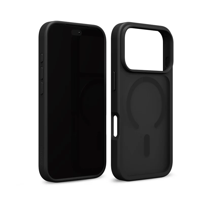 Crong Matte Magnetic MagSafe ümbris iPhone 18 Pro Max / 17 Pro Max jaoks, must