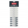 Sauber plastikust pesulõksud, hall, 20 tk