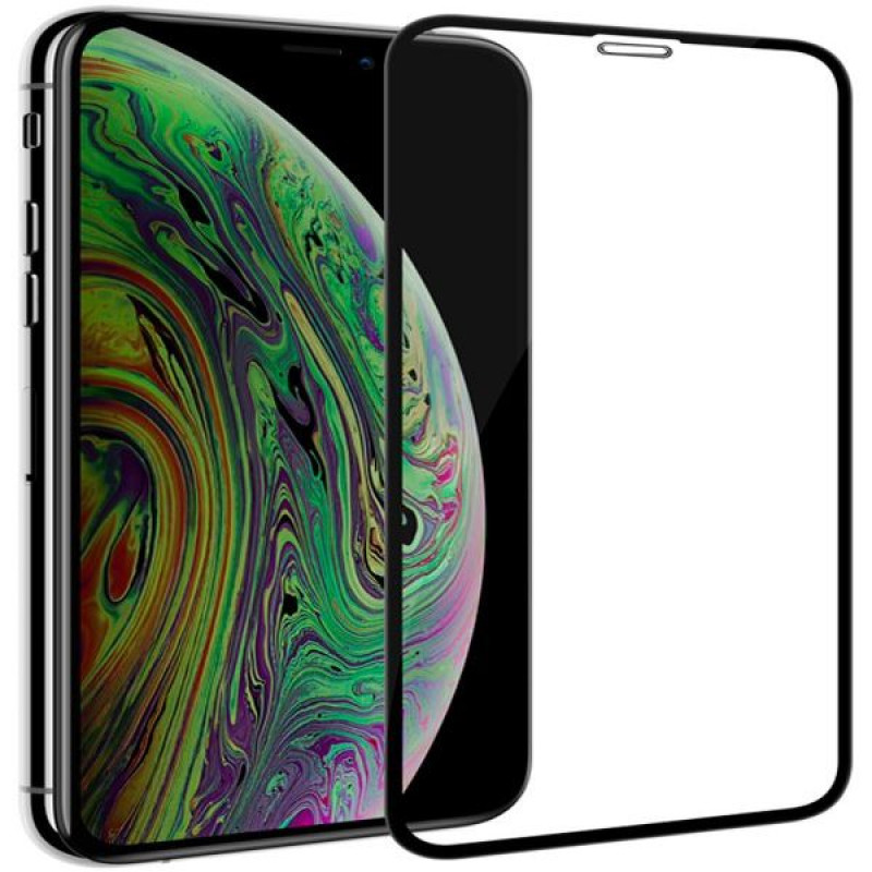Evelatus Anti-Blue 2.5D Full Cover antistaatiline sinise valguse filtriga karastatud klaasist ekraanikaitse Apple iPhone X/XS/11 Pro jaoks (Japan Glue)