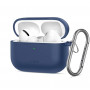 Tech-Protect Silicone Hook silikoonümbris Apple AirPods Pro 3 jaoks, tumesinine
