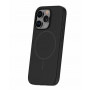 iLike Apple iPhone 16 Pro Max Soft Touch silikoonümbris magnetiga, must