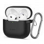 Tech-Protect Silicone Hook ümbris Apple AirPods 4 jaoks, must