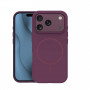 TFO Silicone Thin Mag ümbris iPhone 17 Pro Max / iPhone 18 Pro Max 6.9 inch jaoks, tume kirsipunane