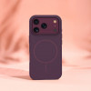 TFO Silicone Thin Mag ümbris iPhone 17 Pro Max / iPhone 18 Pro Max 6.9 inch jaoks, tume kirsipunane