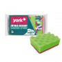 YORK nõudepesukäsn Wave 4+1 tk 10x7x3cm