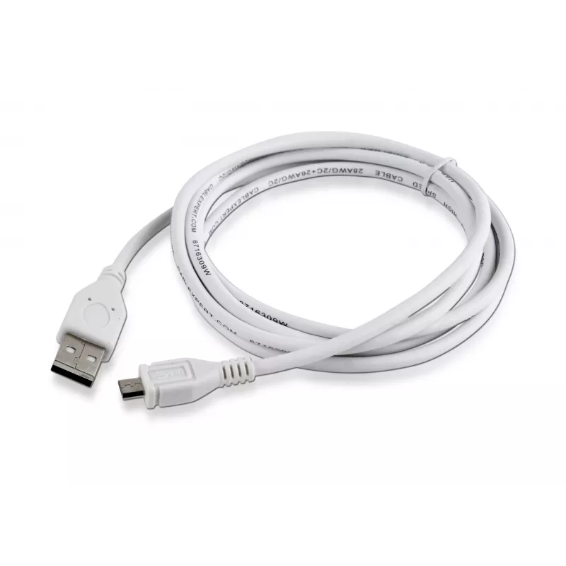 Gembird CCP-mUSB2-AMBM-6-W USB 2.0 A Micro-USB B kaabel, 1,8 m, valge