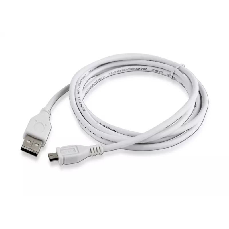 Gembird CCP-mUSB2-AMBM-6-W USB 2.0 A Micro-USB B kaabel, 1,8 m, valge