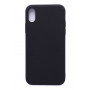 Evelatus Apple iPhone X/Xs Nano silikoonümbris pehme puutega TPU must