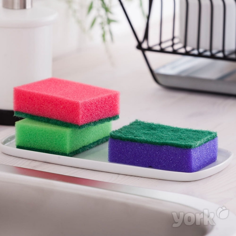 YORK MIDI nõudepesukäsn 10 tk