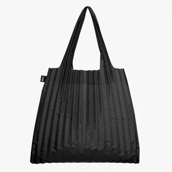 Plisseeritud kott LOQI – must