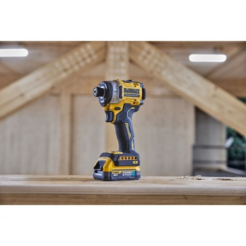 DeWALT DCF860E2T-QW löökkruvikeeraja/akulöökkeeraja 3800 RPM must, kollane