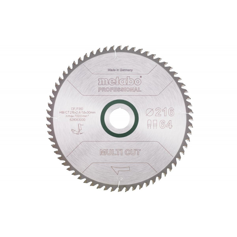 Metabo 628063000 ketassaetera 21,6 cm 1 tk