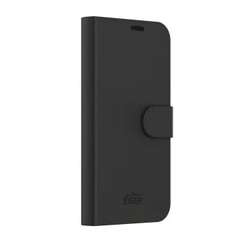 Eiger North Folio ümbris Samsung Galaxy A18 / A17 jaoks, must