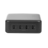 Logilink USB-C laua laadija, 240 W, GaN, 4-porti, 4x USB-C (PD), must