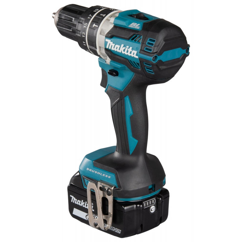 Makita DHP484RFJ akutrell-kruvikeeraja, 2000 RPM, must/sinine