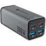 Forcell F-Energy GaN III VT-49 lauapealne laadija, 2x USB-C + 2x USB-A, PD, QC 4.0, 100 W, hall