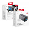 Forcell F-Energy GaN III VT-49 lauapealne laadija, 2x USB-C + 2x USB-A, PD, QC 4.0, 100 W, hall