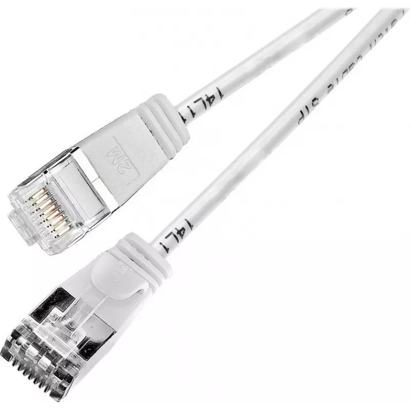 Wirewin Slim Cat6 U/FTP ühenduskaabel RJ45, 7,5 m, valge