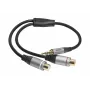 celexon Professional stereo-jack – 2x RCA M/F audioadapter