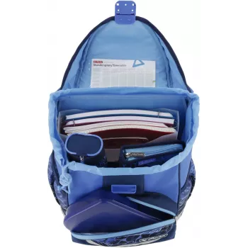 Herlitz UltraLight Plus koolikott, Blue Shark