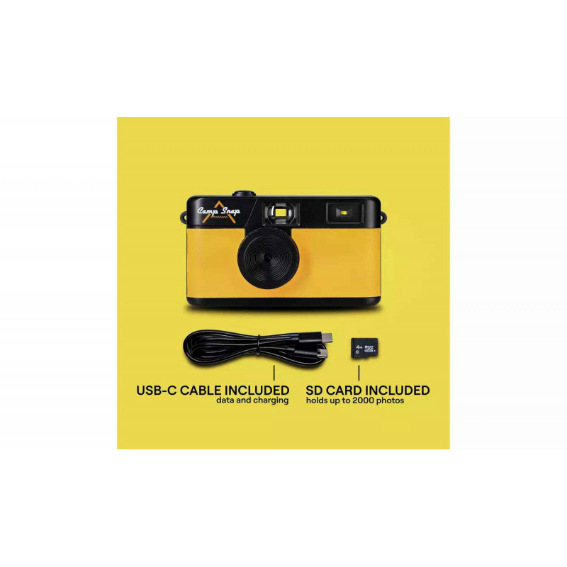Camp Snap digikaamera CS-V105-YL-WW, kollane/must