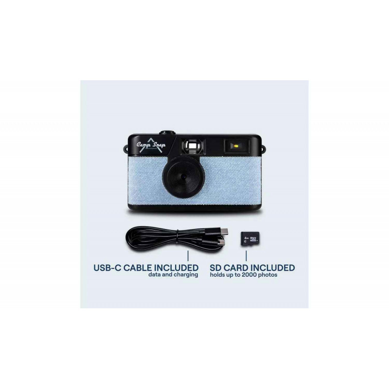 Camp Snap digitaalkaamera CS-V105-DN-WW Denim, Blue Jeans/must
