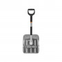 Fiskars 1000740 lumelabidas, alumiinium/plast, must/hall/oranž