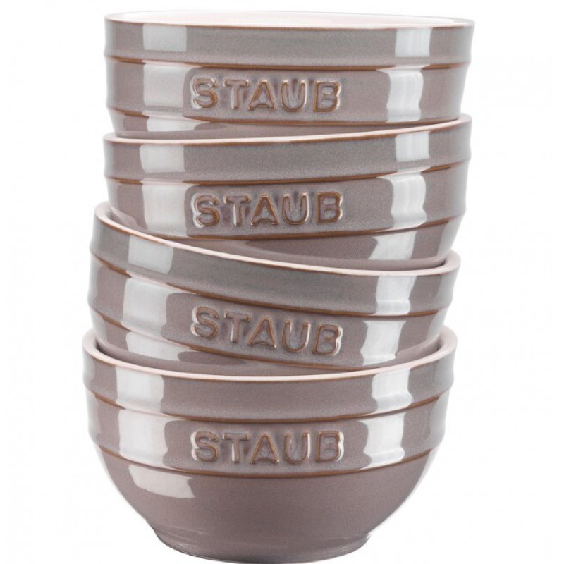 Staub ümmargune kauss 40508-152-0, 12 cm, 4-osaline komplekt