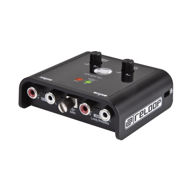 Reloop iPhono 2 heliliides, 16-bitine, must