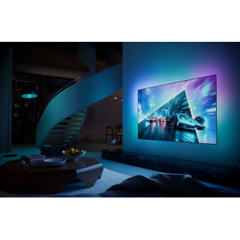 Philips 65OLED761/12 65 inch (164 cm) 4K UHD teler, Ambilight 3-küljeline, 120 Hz, must