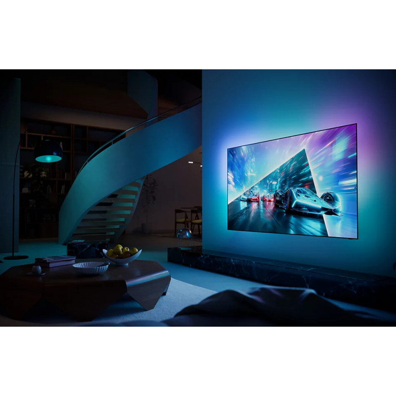 Philips 65OLED761/12 65 inch (164 cm) 4K UHD teler, Ambilight 3-küljeline, 120 Hz, must