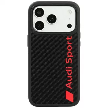 Audi R8 süsinikkiust MagSafe ümbris iPhone 18 Pro / 17 Pro jaoks, must