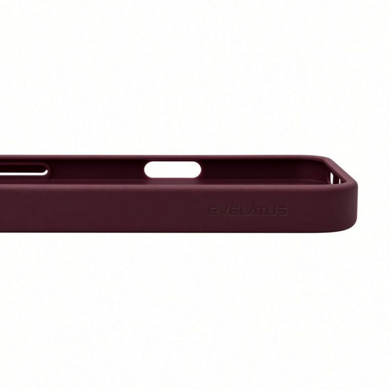 Evelatus Silver-Shield Skin Feel 2-in-1 MagSafe ümbris Apple iPhone 18 Pro jaoks, veinipunane