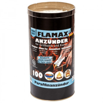 Flamax parafiinist süütekuubikud paberpakendis, 100 tk