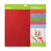 Cricut sädelev kartong, näidiskomplekt 30 x 30 cm, 10 lehte, Brights (P)
