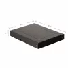 FALKEN PURE hoiukarp 500 lehele, 24 x 32 x 4 cm, must