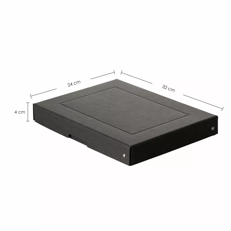 FALKEN PURE hoiukarp 500 lehele, 24 x 32 x 4 cm, must