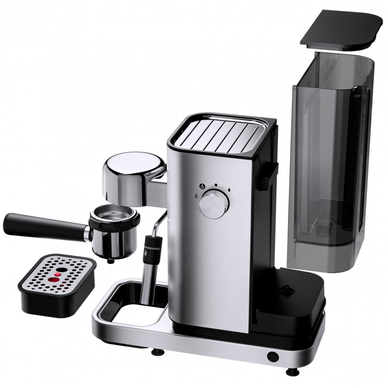 WMF Lumero portafiltriga espressomasin, Cromargan