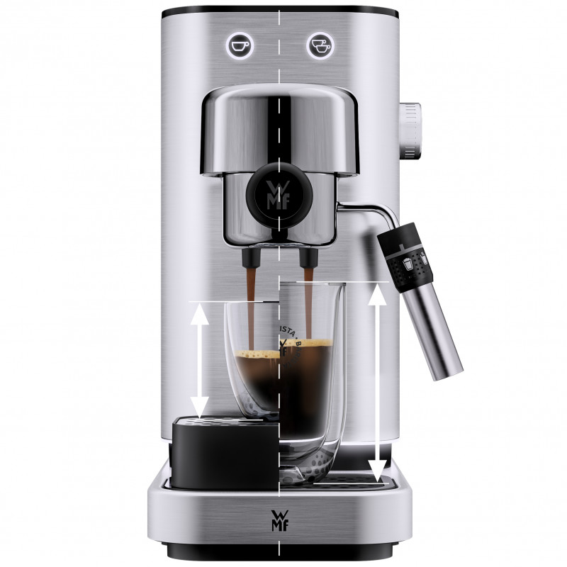 WMF Lumero portafiltriga espressomasin, Cromargan