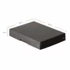 FALKEN PURE hoiukarp 500 lehele, 18 x 25 x 4 cm, must