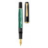 Pelikan Classic M200 kolbtäitega täitesulepea, roheline marmorjas